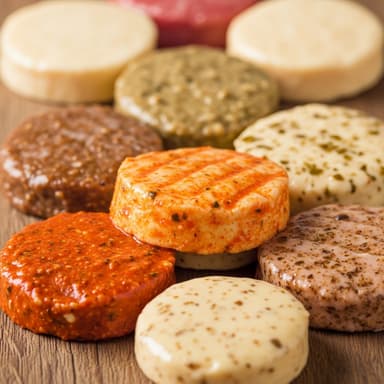 Grillkäsetaler versch. Mariniert